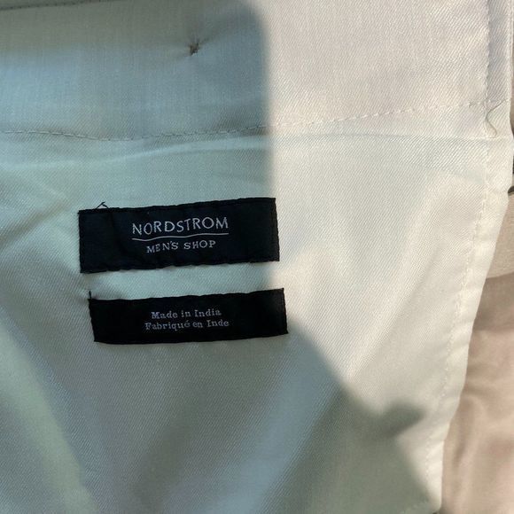 NWT NORDSTROM Beige Extra Trim Fit Chino Pants (36x32) - Picture 8 of 9